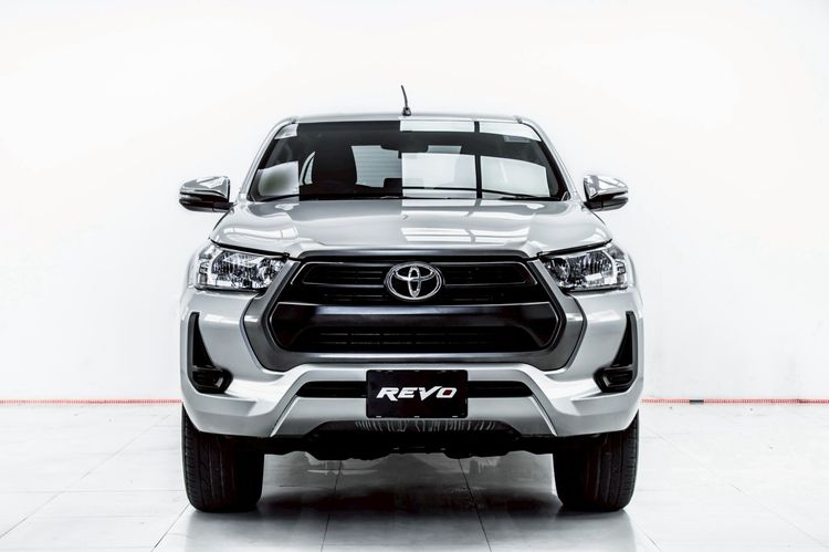 Toyota Hilux Revo 2021 Double Cab 2.4 Entry Prerunner Pickup ดีเซล ไม่ติดแก๊ส เกียร์อัตโนมัติ เทา รูปที่ 4