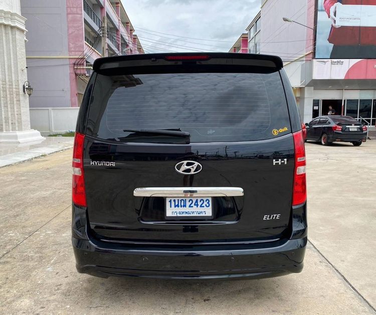 Hyundai H-1  2015 2.5 Elite Van ดีเซล ไม่ติดแก๊ส เกียร์อัตโนมัติ ดำ รูปที่ 4