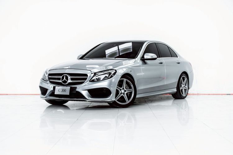 Mercedes-Benz C-Class 2015 C300 Sedan Hybrid (Diesel) ไม่ติดแก๊ส เกียร์อัตโนมัติ เทา