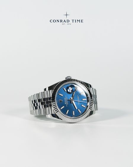 Rolex Datejust 126334 Blue Dial White Gold Jubilee 41mm. 99 รูปที่ 10