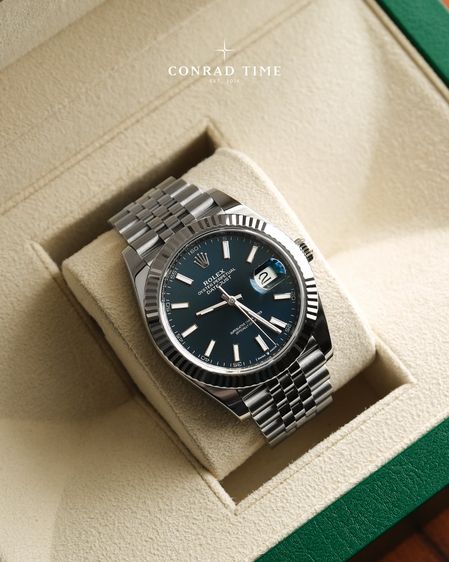 Rolex Datejust 126334 Blue Dial White Gold Jubilee 41mm. 99