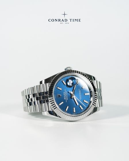 Rolex Datejust 126334 Blue Dial White Gold Jubilee 41mm. 99 รูปที่ 11