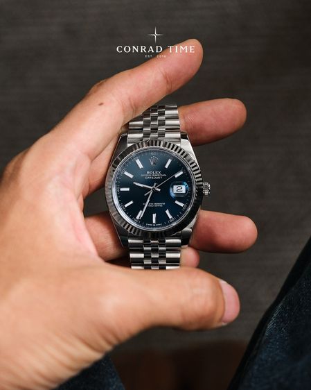 Rolex Datejust 126334 Blue Dial White Gold Jubilee 41mm. 99 รูปที่ 6