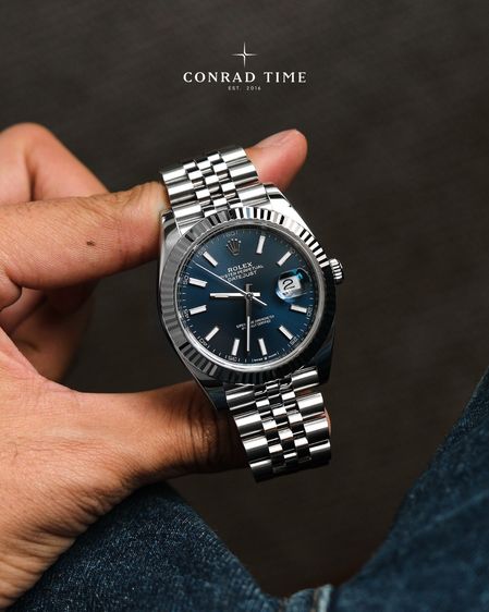 Rolex Datejust 126334 Blue Dial White Gold Jubilee 41mm. 99 รูปที่ 4