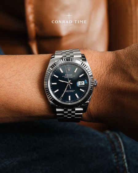 Rolex Datejust 126334 Blue Dial White Gold Jubilee 41mm. 99 รูปที่ 8