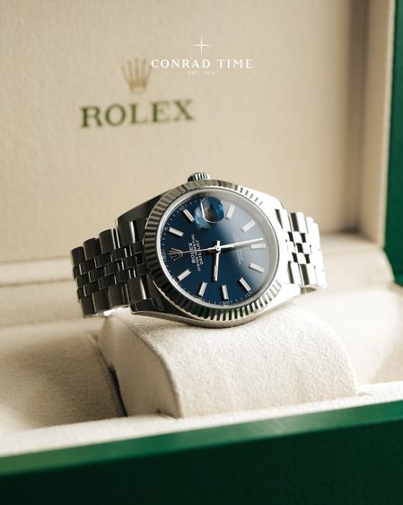 Rolex Datejust 126334 Blue Dial White Gold Jubilee 41mm. 99 รูปที่ 3