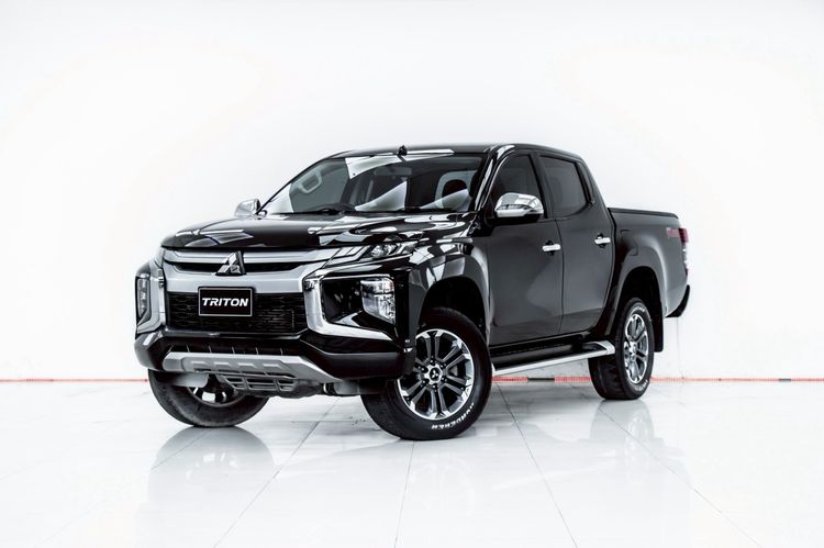 Mitsubishi Triton 2019 2.4 GLS Plus Pickup ดีเซล ไม่ติดแก๊ส เกียร์อัตโนมัติ ดำ