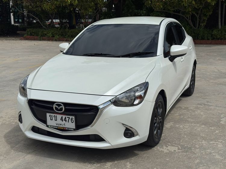 Mazda Mazda 2 2017 1.3 High Plus Sedan เบนซิน ไม่ติดแก๊ส เกียร์อัตโนมัติ ขาว