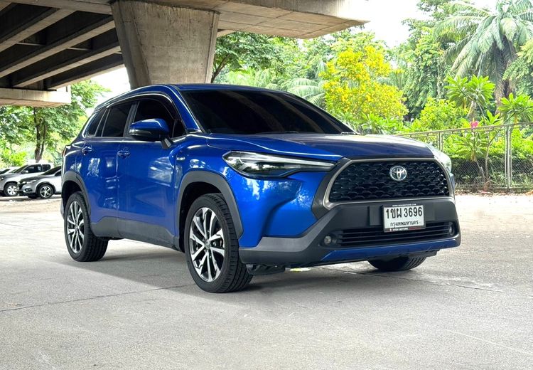 Toyota Corolla Cross 2021 1.8 Hybrid Premium Utility-car ไฮบริด ไม่ติดแก๊ส เกียร์อัตโนมัติ บรอนซ์เงิน รูปที่ 3