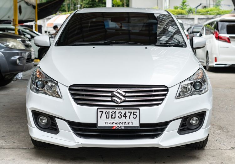Suzuki Ciaz 2017 1.2 RS Sedan เบนซิน ไม่ติดแก๊ส เกียร์อัตโนมัติ ขาว