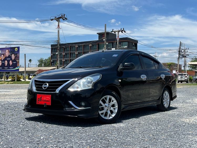 รถ Nissan Almera 1.2 VL สี ดำ