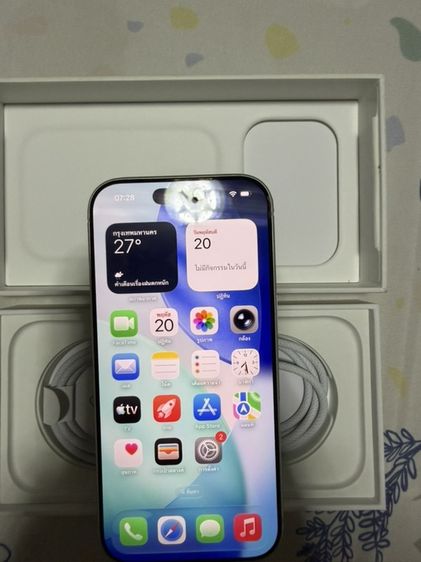 iPhone 17 pro 256 สี silver สภาพ99.99 มีกล่อง อุปกรณ์ครบ ไม่ติดไอคลาว เจ้าของขายเอง ประกันเหลือ 7 เดือน รูปที่ 9