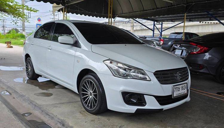 Suzuki Ciaz 2018 1.2 GL Sedan เบนซิน ไม่ติดแก๊ส เกียร์อัตโนมัติ ขาว
