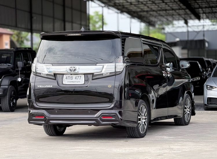 Toyota Vellfire 2015 2.5 Z G Edition Utility-car เบนซิน ไม่ติดแก๊ส เกียร์อัตโนมัติ ดำ รูปที่ 4