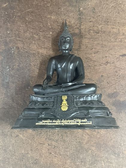 "พระบูชา ภปร ปี2508 "วัดบวรนิเวศฯ" เนื้อทองเหลือง((ย้อนยุค)) ""หน้าตักพระ 5 นิ้ว รูปที่ 5