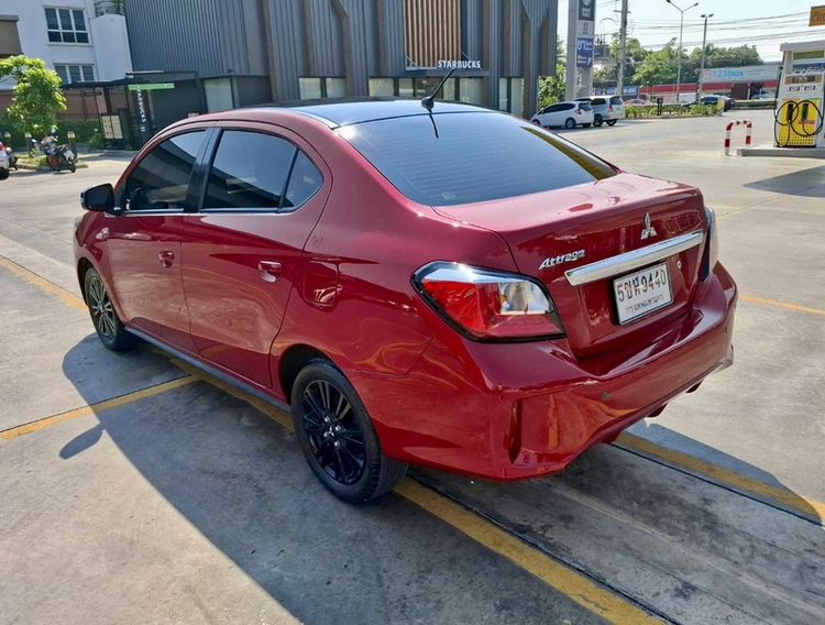 Mitsubishi Attrage 2021 1.2 GLS Sedan เบนซิน ไม่ติดแก๊ส เกียร์อัตโนมัติ แดง รูปที่ 3