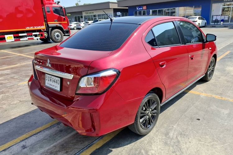 Mitsubishi Attrage 2021 1.2 GLS Sedan เบนซิน ไม่ติดแก๊ส เกียร์อัตโนมัติ แดง รูปที่ 4