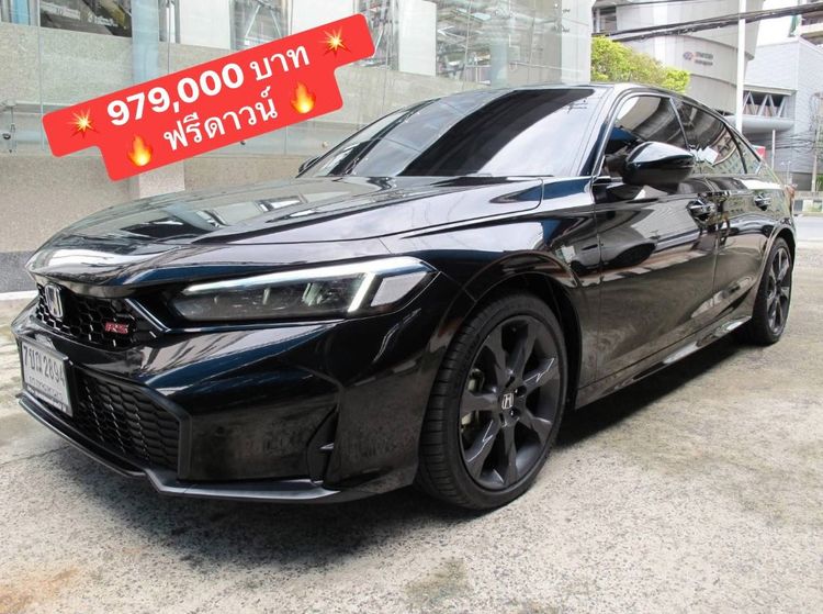 Honda Civic 2025 2.0 eHEV RS Sedan ไฮบริด ไม่ติดแก๊ส เกียร์อัตโนมัติ ดำ