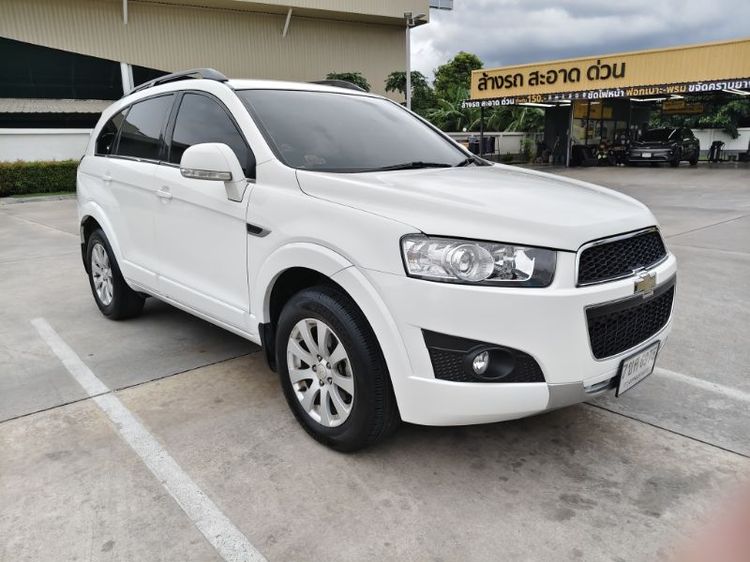 Chevrolet Captiva 2012 2.0 LSX Utility-car ดีเซล ไม่ติดแก๊ส เกียร์อัตโนมัติ ขาว
