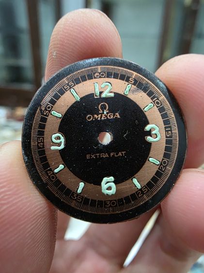 A.อะไหล่หน้าปัด นาฬิกา ยี่ห้อ Omega โอเมก้า ขายตามสภาพ เก่าเก็บพร้อมส่ง
