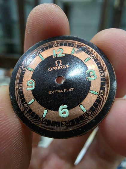 A.อะไหล่หน้าปัด นาฬิกา ยี่ห้อ Omega โอเมก้า ขายตามสภาพ เก่าเก็บพร้อมส่ง รูปที่ 2
