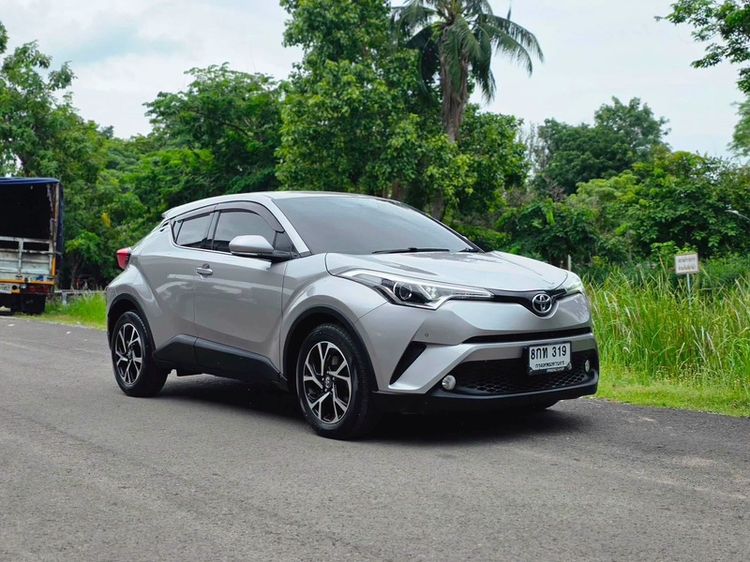 Toyota C-HR 2019 1.8 Hybrid Mid Utility-car เบนซิน ไม่ติดแก๊ส เกียร์อัตโนมัติ เทา