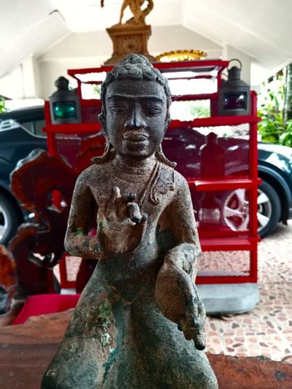 เทวรูปเนื้อสำริดเก่าโบราณสภาพเยี่ยม รูปที่ 17