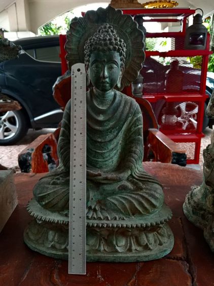เทวรูปเนื้อสำริดเก่าโบราณสภาพเยี่ยม รูปที่ 5