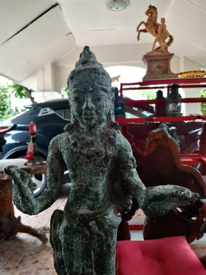 เทวรูปเนื้อสำริดเก่าโบราณสภาพเยี่ยม รูปที่ 16