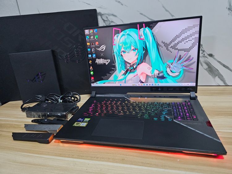 ROG StrixScar 17 i9-12900H Ram32 ddr5 RTX 3060 17.3" 2.5K+ IPS 240Hz สภาพสวย เหมือนใหม่ รูปที่ 10