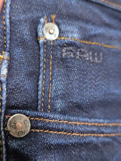 ขายกางเกงยีนส์ G-star raw ผ้ายืด spendecสีกรมท่าเข้มSize 30ยาว 32 วัดเอวจริง 32 นิ้ว รูปที่ 3