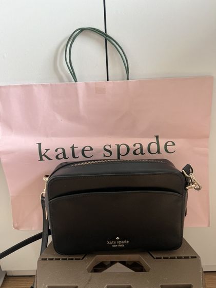หนัง PU หญิง ดำ กระเป๋าสะพาย Kate spade