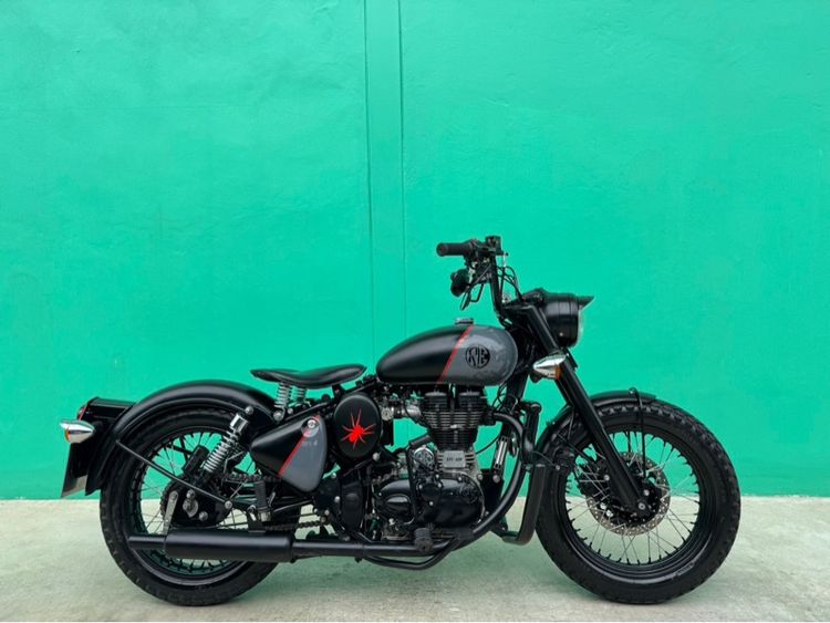 Royal Enfield Bullet 500 สีเทาดำ ปี2016