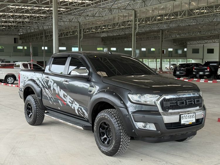 Ford Ranger 2017 2.2 XLT Pickup ดีเซล ไม่ติดแก๊ส เกียร์อัตโนมัติ เทา รูปที่ 4