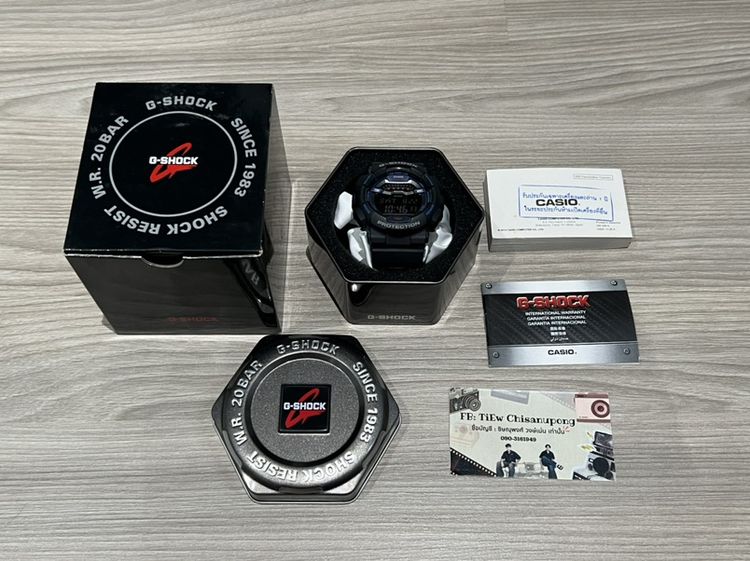 ดำ นาฬิกา Casio G-Shock G-LIDE GLS-100-1 มือ1