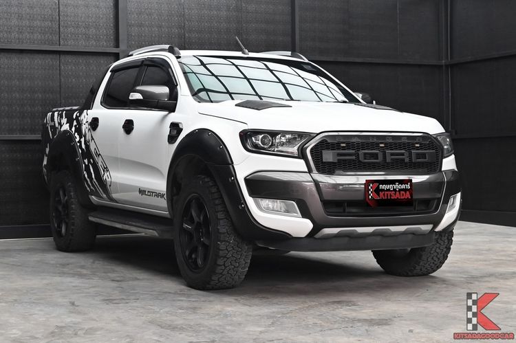 รถ Ford Ranger 2.2 Hi-Rider Wildtrak สี ขาว