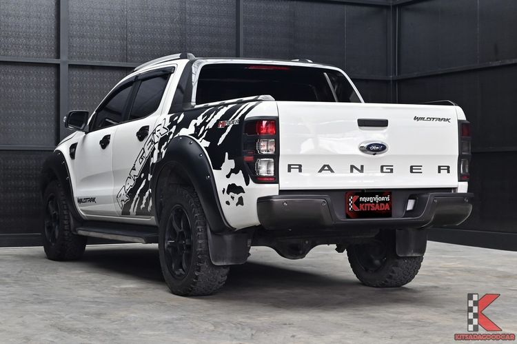 Ford Ranger 2016 2.2 Hi-Rider Wildtrak Pickup ดีเซล ไม่ติดแก๊ส เกียร์อัตโนมัติ ขาว รูปที่ 3