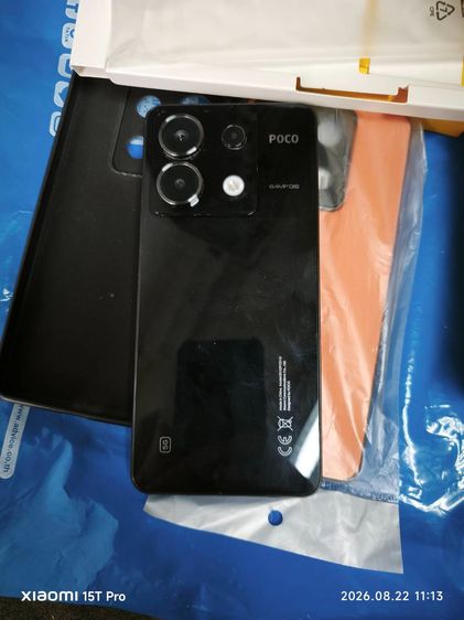 POCO x6 5G ครบกล่อง อุปกรณ์ไม่เคยใช้ ใช้งานปกติ เจ้าของขายเอง รูปที่ 3
