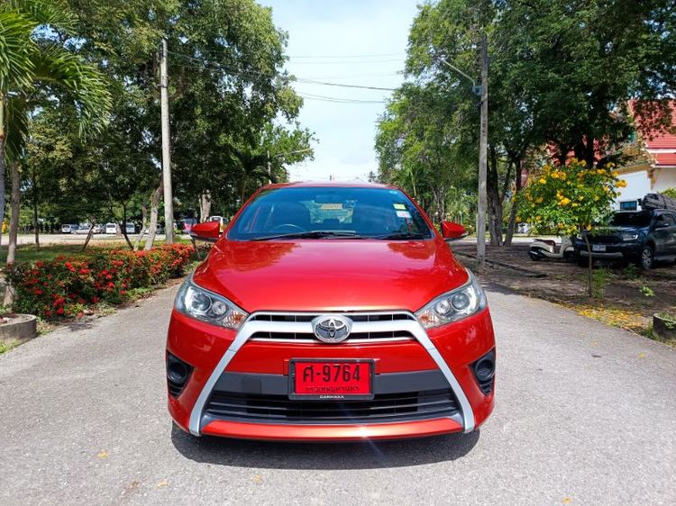 Toyota Yaris 2014 1.5 G Sedan เบนซิน ไม่ติดแก๊ส เกียร์อัตโนมัติ ส้ม รูปที่ 2