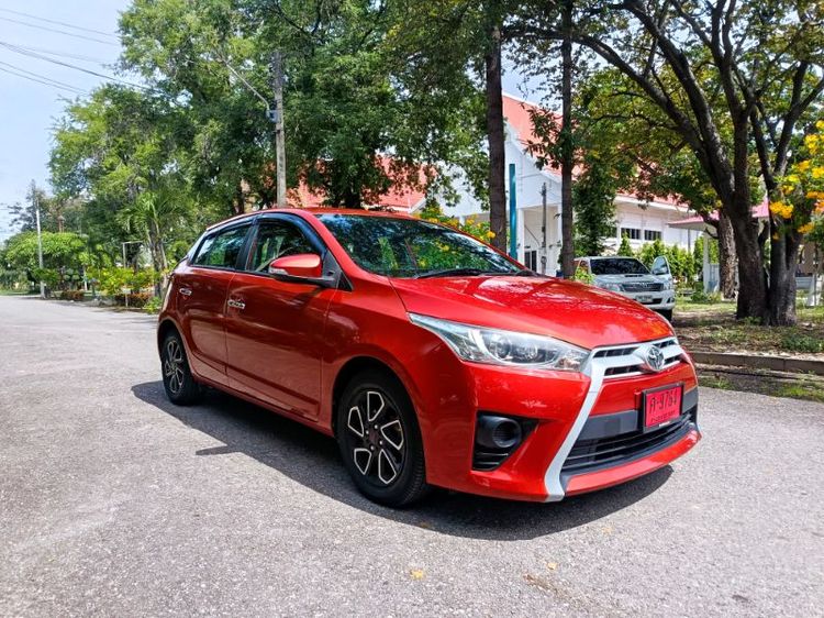 Toyota Yaris 2014 1.5 G Sedan เบนซิน ไม่ติดแก๊ส เกียร์อัตโนมัติ ส้ม รูปที่ 3