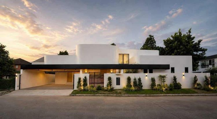 WANGTANN Pool Villa บ้านหรูพูลวิลล่า สง่างาม แต่เน้นความเรียบง่าย เงียบสงบ สะดวกสบาย ตกแต่งพร้อมเข้าอยู่ หางดง เชียงใหม่