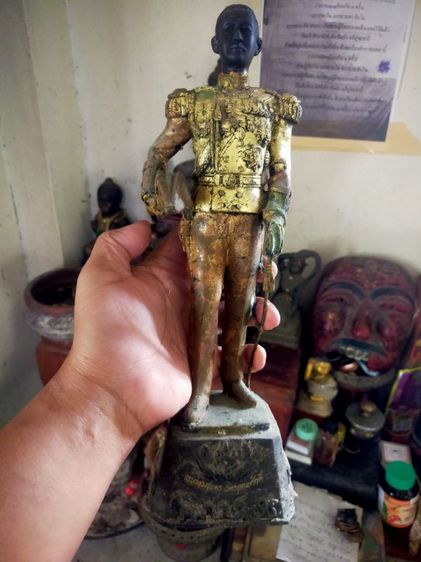 สมเด็จกรมหลวงชุมพรหล่อโบราณเก่าสวยแท้จากพระตำหนักเมืองชุมพร รูปที่ 7