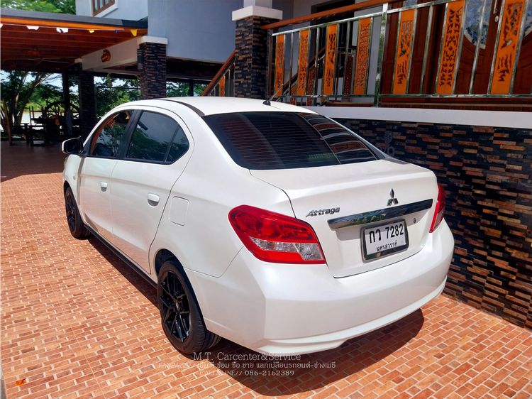 Mitsubishi Attrage 2019 1.2 GLX Sedan เบนซิน ไม่ติดแก๊ส เกียร์อัตโนมัติ ขาว รูปที่ 4
