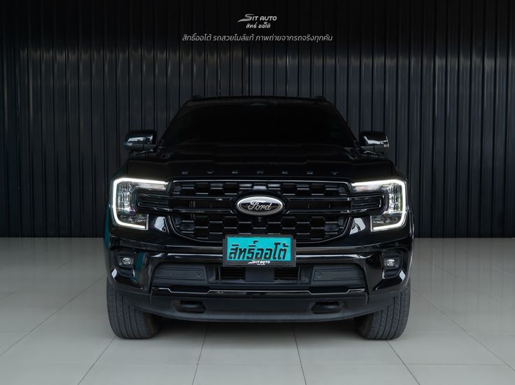 Ford Everest 2023 2.0 Turbo Sport Utility-car ดีเซล ไม่ติดแก๊ส เกียร์อัตโนมัติ ดำ รูปที่ 2