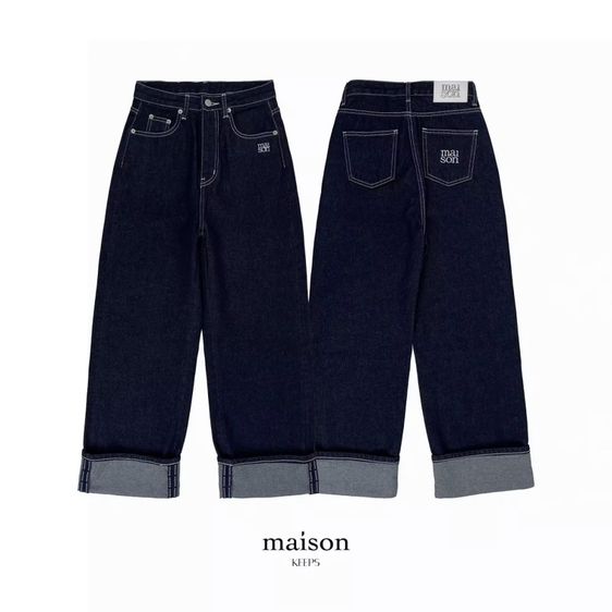 Instagram Brand (IG Brands) XS กางเกงยีนส์ MAISON KEEPS