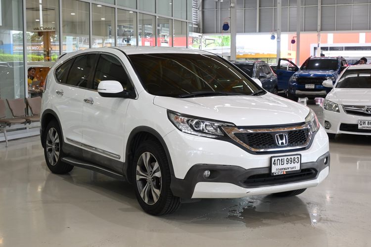 Honda CR-V 2013 2.4 EL 4WD Utility-car เบนซิน ไม่ติดแก๊ส เกียร์อัตโนมัติ ขาว