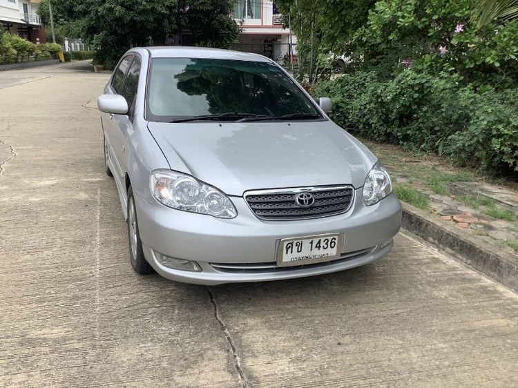 Toyota Corolla 2004 1.6 Sedan เบนซิน ไม่ติดแก๊ส เกียร์อัตโนมัติ เทา รูปที่ 2