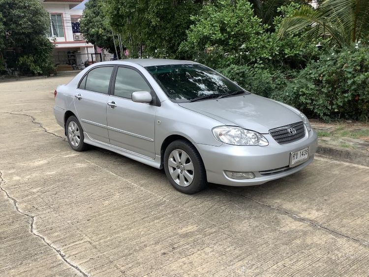 Toyota Corolla 2004 1.6 Sedan เบนซิน ไม่ติดแก๊ส เกียร์อัตโนมัติ เทา รูปที่ 3