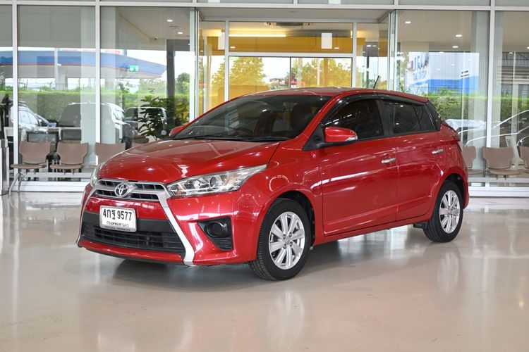 Toyota Yaris 2014 1.5 G Sedan เบนซิน ไม่ติดแก๊ส เกียร์อัตโนมัติ แดง