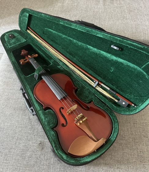 [ชุดหัดเล่นราคาเบาๆ] ไวโอลินไซส์เต็ม Souvenir 4/4 พร้อมกล่องเคสแข็ง 🎻